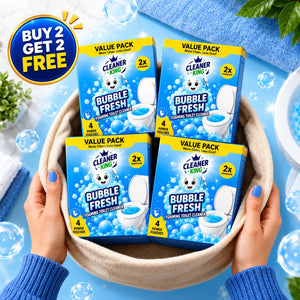 Cleaner King Bubble Fresh Foaming Toilet Cleaner – Pack of 4 Powder Pouches thumbnail 11