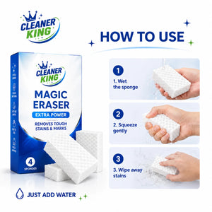 Magic Eraser - Powerful Cleaning Sponge – 4 Pack thumbnail 5